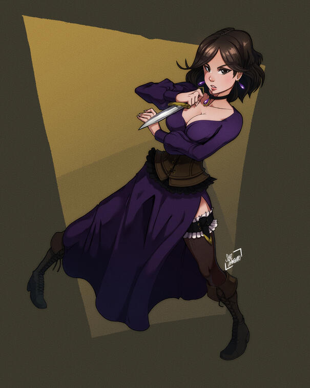 Shaz x Octopath Traveller 2 for SquareEnix